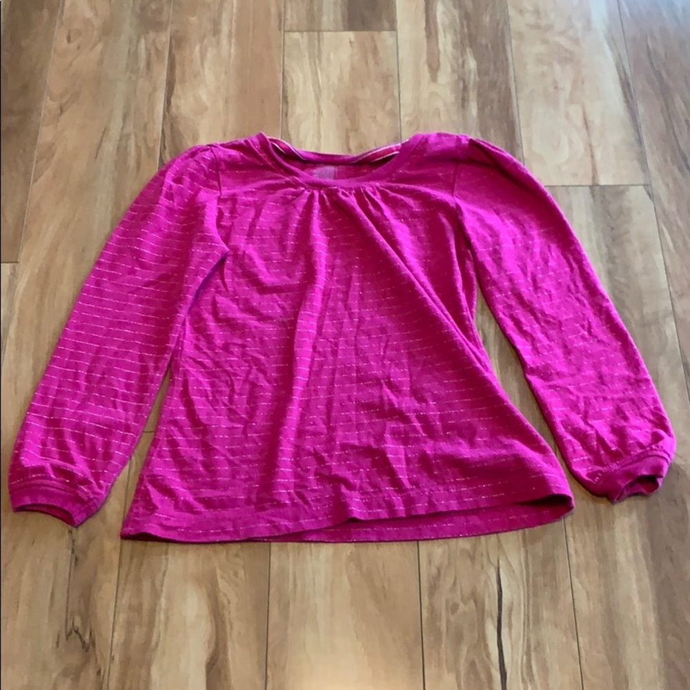 Pink Shirt w/ Sparkle Stripes